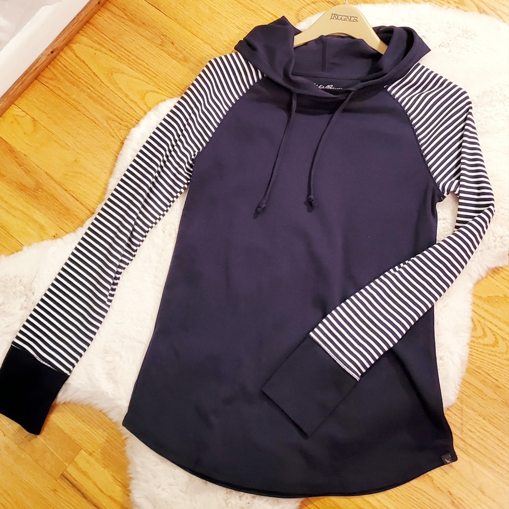 Eddie Bauer Pullover Hoodie - Stripe